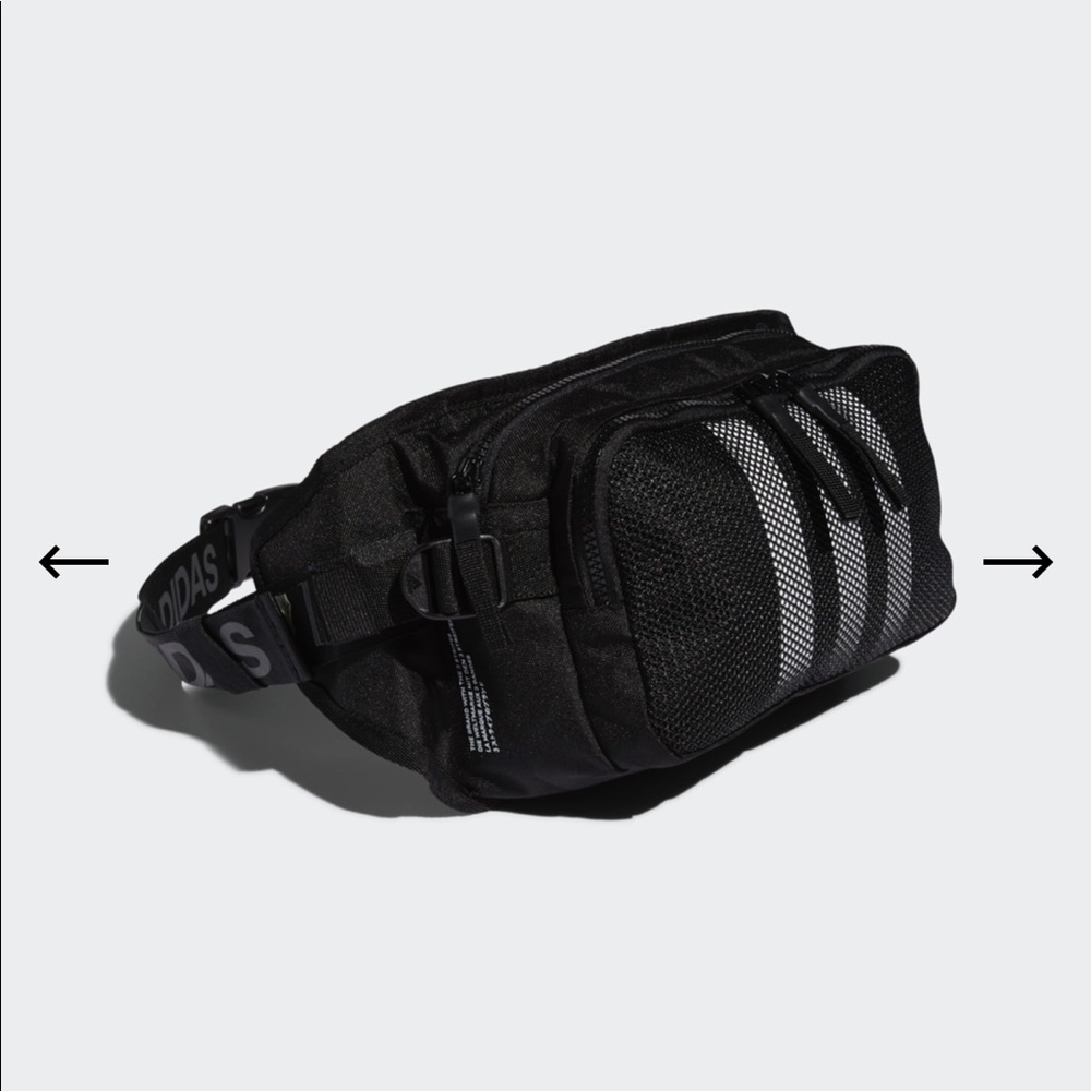 Adidas Amplifier Crossbody black/white - NWT - waist fanny bum bag - Picture 6 of 8